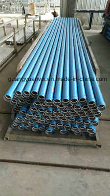 6063 T5 6063 T66 Aluminium Compressed Air Tubes Blue Powder Coat