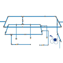 Micro Light Custom Aluminum Compressed Air Pipe